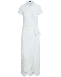 Polo Ralph Lauren - Abito Lungo Stile Polo - Lyst