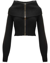 Elisabetta Franchi - Truien & Vesten ,Zwart ,Wol Cardigans - Lyst