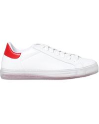 Kiton - Schoenen ,Wit ,Leer Leather Sneakers Translucent Sole - Lyst
