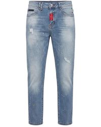 Philipp Plein - New Tapered Fit Jeans Basic - Lyst