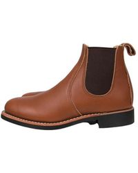 Red Wing Red wing 3456 chelsea boot pecan boundary - Marron