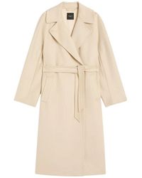 Weekend by Maxmara - Lange Double-Breasted Jas - Lyst