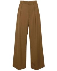 Wardrobe NYC - Pantalone low rise marrone - Lyst