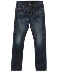Tom Ford - Jeans Mit Logo-Patch An Den Gürtelschlaufen - Lyst