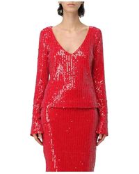 ROTATE BIRGER CHRISTENSEN - Long Sleeve Tops - Lyst