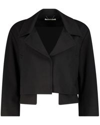 Dorothee Schumacher Cropped Perfection Jacket - Zwart