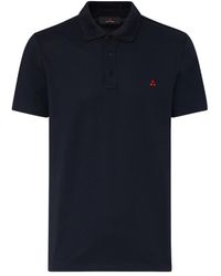 Peuterey - Tops ,Blauw ,Katoen Mezzola 02 Polo - Lyst