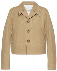 Ami Paris - Jassen ,Bruin ,Katoen Jacket With Pockets - Lyst