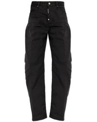 DSquared² - Jeans ,Zwart ,Katoen Loose Twst Jeans - Lyst