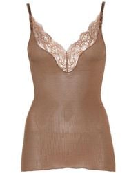 Saint Laurent - Sleeveless Tops - Lyst