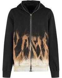 Rick Owens - Hoodies & Sweatvesten ,Zwart ,Katoen Zip-Throughs - Lyst