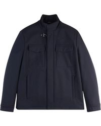 Fay - Field Jacket Jersey Aus Nylon - Lyst