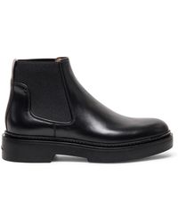 Santoni - Bottines Chelsea À Bout Rond - Lyst