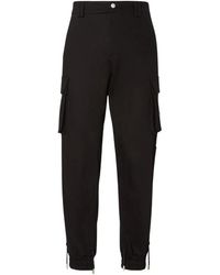 Gcds - Broeken ,Zwart ,Katoen Logo Patch Cargo Broek - Lyst
