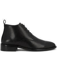 Kazar - Minimalistische Schnür-Stiefeletten Mit Flachem Absatz - Lyst