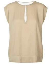 Rabens Saloner - Elegante rosalyn bluse mit spitzen-detail - Lyst