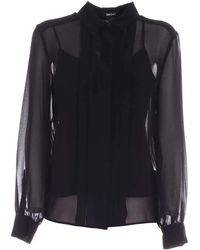 DKNY - Two-tone Blouse - Lyst