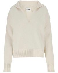 Jil Sander - V-Neck Knitwear - Lyst