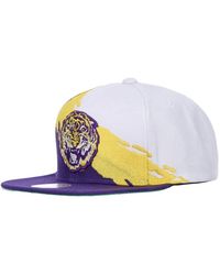 Mitchell & Ness - Accessoires ,Veelkleurig ,Polyester Lsu Tigers Snapback Pet - Lyst