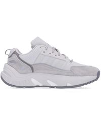 adidas - Grauer low-top boost sneaker - Lyst