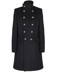 Balmain - Double-Breasted Coats - Lyst