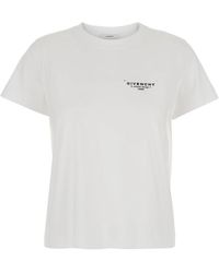 Givenchy - T-Shirt Met Stamp Print - Lyst