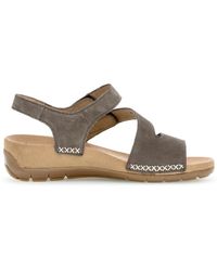 Gabor - Sandalia de mujer de nubuck con suela ligera - Lyst