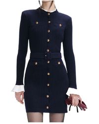 Self-Portrait - Knitted Dresses - Lyst