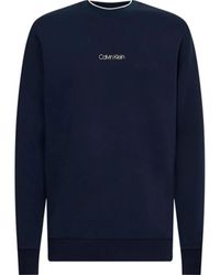 Calvin Klein - Felpa uomo in cotone organico - Lyst