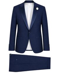 Paoloni - Kostuums ,Blauw ,Single Breasted Suits - Lyst