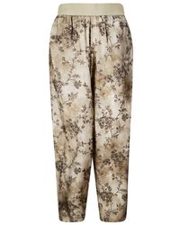 Uma Wang - Broeken ,Veelkleurig ,Leer Pantalone - Lyst