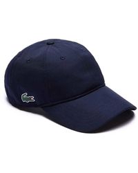Lacoste - Accessoires ,Blauw ,Polyester Sportieve Mesh Cap - Lyst