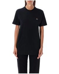 Vivienne Westwood - Multicolor orb classic t-shirt schwarz - Lyst