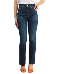 Nine:inthe:morning - Jeans blu slim fit in cotone - Lyst