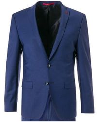 Roy Robson - Jassen ,Blauw ,Wol Stretch Tasmania Jas Slim Fit - Lyst
