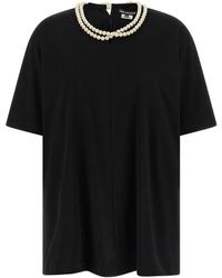 Junya Watanabe - Cotton Jersey T-Shirt Met Ronde Hals - Lyst