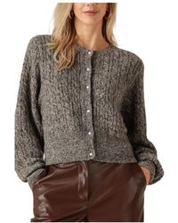 Modström - Bruine Cardigan Voor Gezellige Winterdagen - Lyst