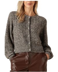 Modström - Bruine Cardigan Voor Gezellige Winterdagen - Lyst