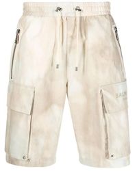 Balmain - Desert Bermuda Short - Lyst