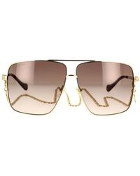 Gucci - Sonnenbrille Con Catena GG1087s 002 - Lyst