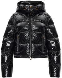 Moncler - Jassen ,Zwart ,Nylon Niveole Donsjas - Lyst