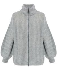 Lisa Yang - Truien & Vesten ,Grijs ,Kasjmier Moralie Cardigan - Lyst