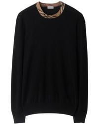 Burberry - Round-Neck Knitwear - Lyst