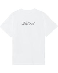 Soulland - Tops ,Wit ,Katoen Skater Print T-Shirt - Lyst