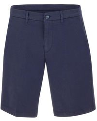 Re-hash - Korte Broeken ,Blauw ,Katoen Bernini Bermuda Shorts - Lyst