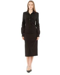 Moschino - Elegante Midi Jurk - Lyst