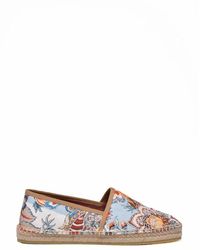 Etro - Schoenen ,Veelkleurig ,Denim Espadrilles - Lyst