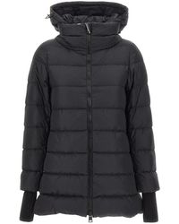 Herno - Jassen ,Zwart ,Nylon A-Shape Chamonix Donsjas - Lyst