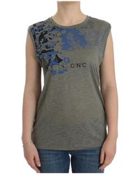 CoSTUME NATIONAL - Sleeveless Tops - Lyst