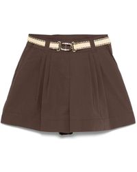 Twinset - Braune Bermuda-Shorts - Lyst